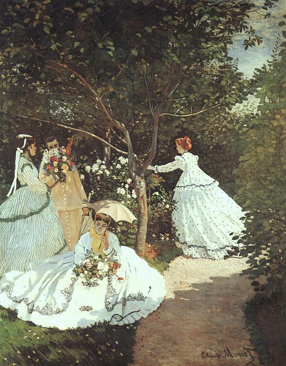 Claude Monet Women in the Garden china oil painting image